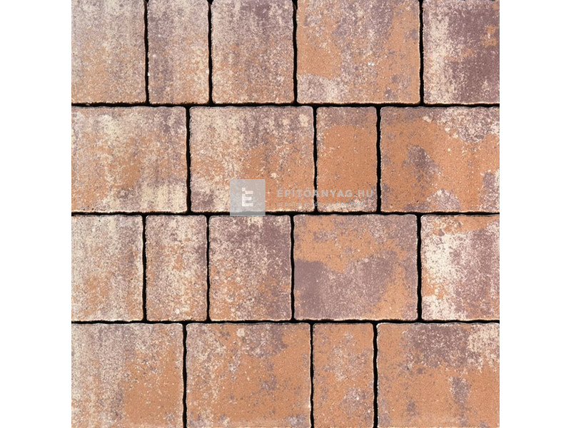 Semmelrock Appia Antica Kombi térkő lávavörös melírozott 8 cm