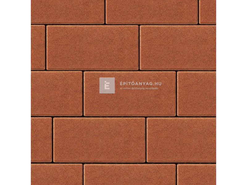 Semmelrock Citytop Térkő vörös 10x20 cm 6 cm