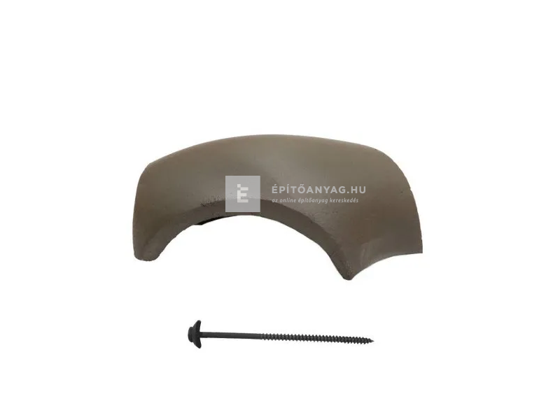 Terrán Standard 3-as eéosztó kúpcserép antracit (rögzítővel)