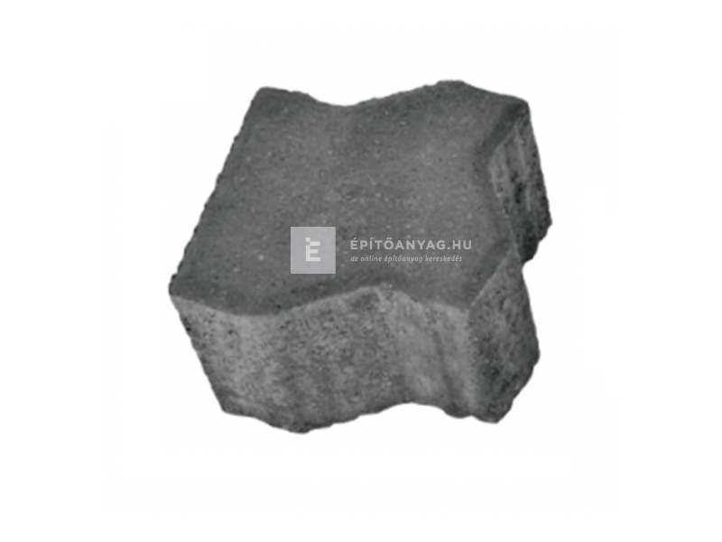 KK Kavics Frankfurt Térkő félkő szürke 11,25x11,25 cm 6 cm