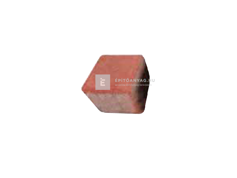 KK Kavics London Classic Térkő kiskocka KK vörös 10x10 cm 8 cm