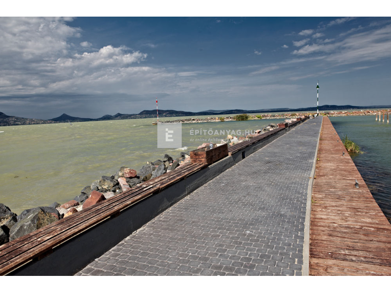 KK Kavics Prága Classic Térkő tégla szürke 11,2x17 cm 8 cm