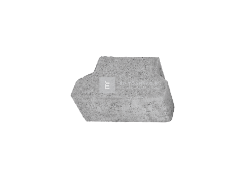 KK Kavics Rotterdam Térkő félkő szürke 16,5x10 cm 6 cm