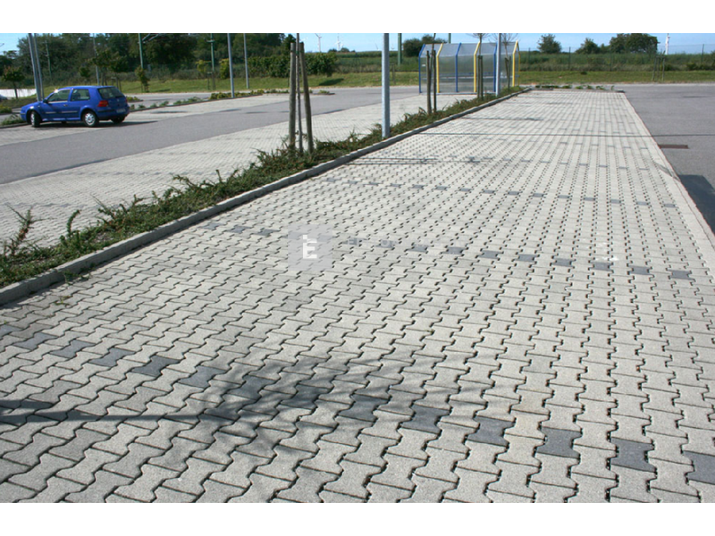 KK Kavics Rotterdam Térkő félkő szürke 16,5x10 cm 6 cm