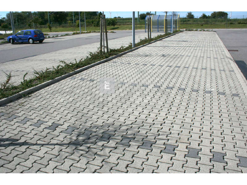 KK Kavics Rotterdam Térkő kezdőkő szürke 20x14 cm 8 cm