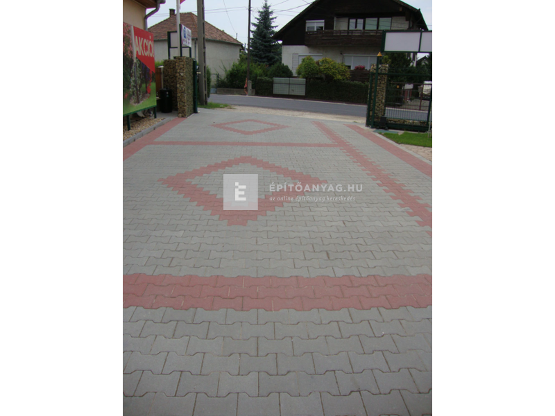 KK Kavics Rotterdam Térkő kezdőkő szürke 20x14 cm 8 cm