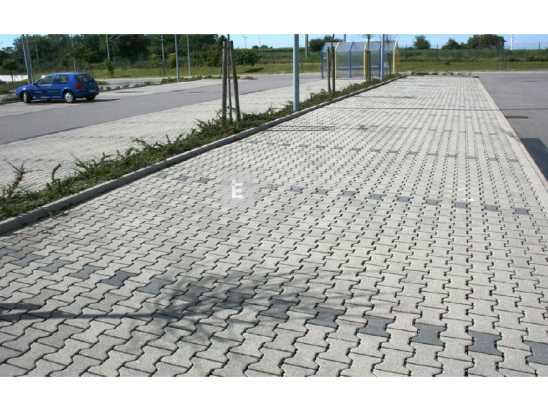 KK Kavics Rotterdam térkő Normálkő szürke 20x16,5 cm 8 cm