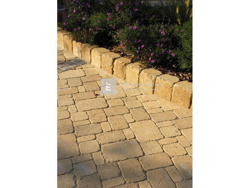 KK Kavics Project Aquincum Térkő kocka homok 14x14 cm 7 cm