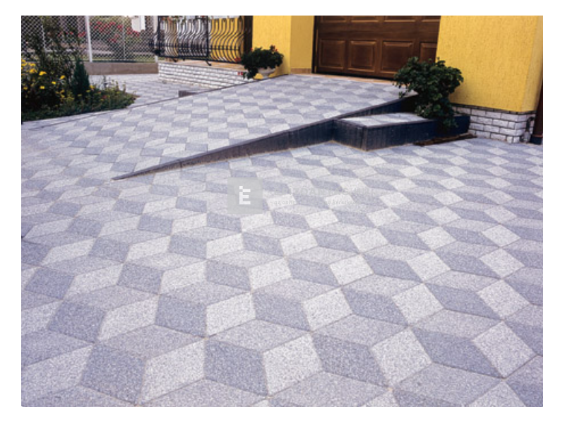 KK Kavics Athén Classic Térkő antracit márványmosott 20x20 cm 7 cm