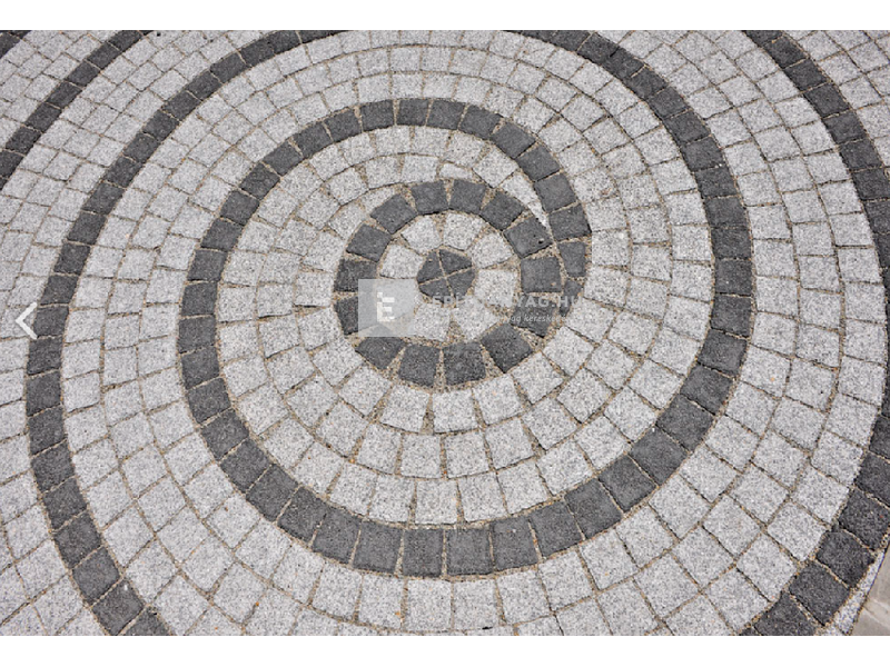 KK Kavics Budapest Térkő mixkő bazalt 8 cm