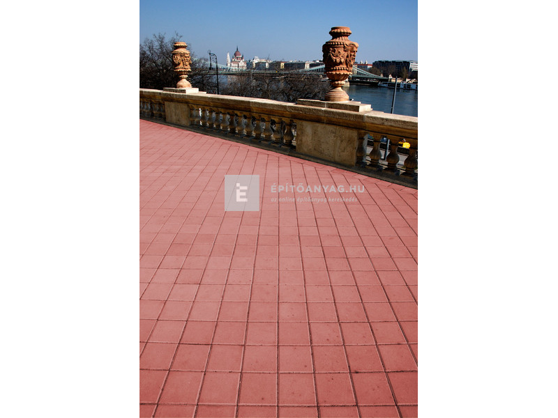 KK Kavics KK London Classic Térkő kocka KK vörös 20x20 cm 8 cm