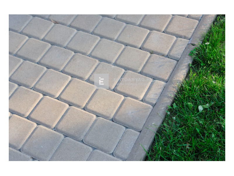 KK Kavics Róma Classic térkő Kocka szürke 11,8x11,8x6 cm