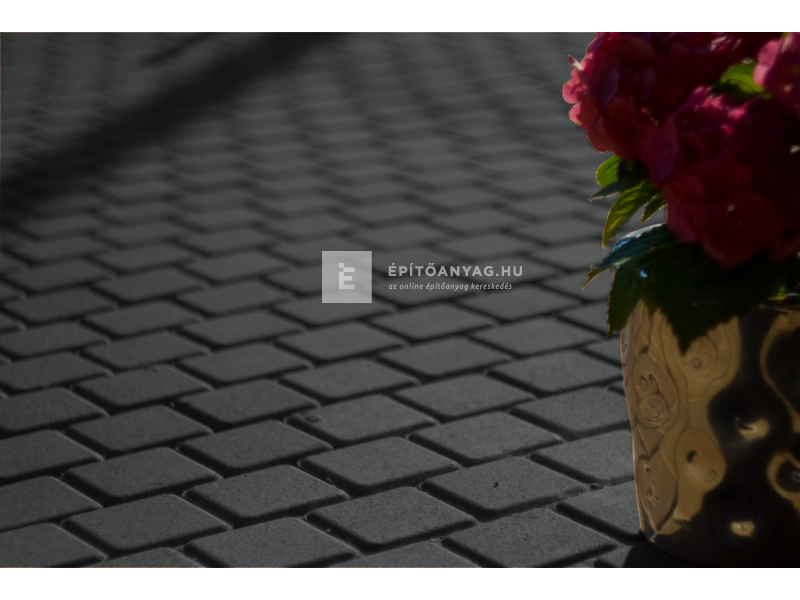 KK Kavics Róma Classic Térkő kocka antracit 11,8x11,8x6 cm