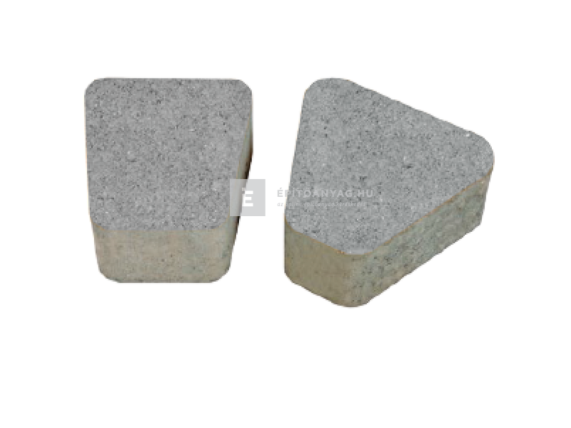 KK Kavics Róma Classic Térkő körív szürke 6 cm