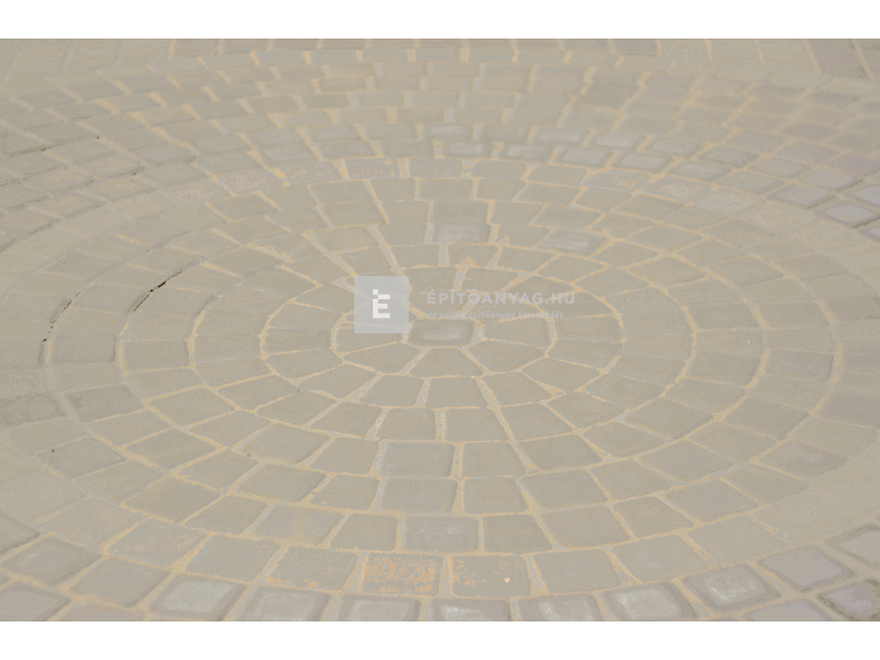 KK Kavics Róma Classic Térkő körív szürke 6 cm