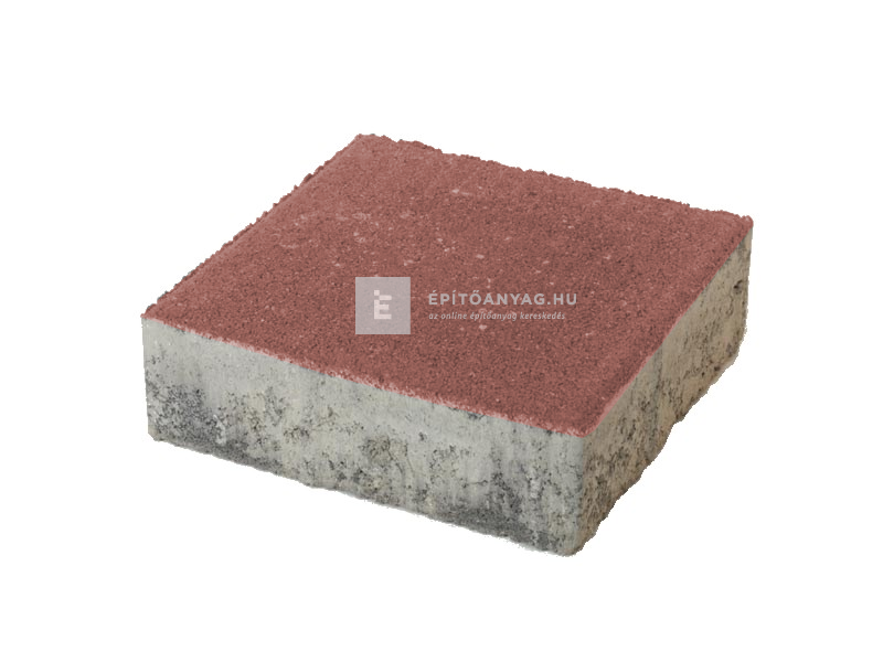 ABeton Borostyán térkő kocka vörös 20x20x6 cm