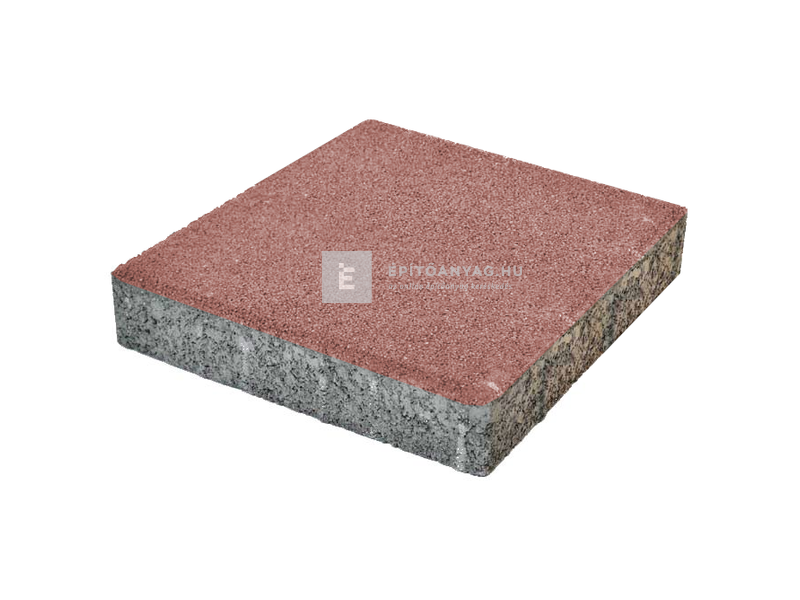 ABeton Borostyán térkő nagykocka vörös 30x30x6 cm