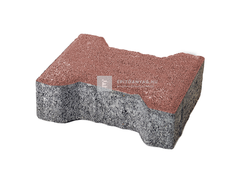 Abeton Mecsek Térkő normálkő vörös 20x16,5 cm 8 cm (9,6 m2/rkl)