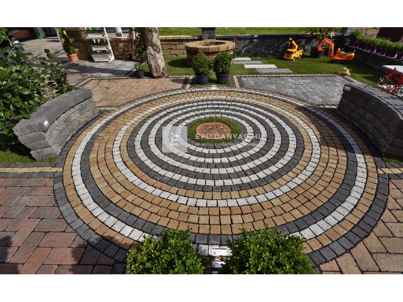 KK Kavics Budapest Térkő mixkő homokkő 8 cm