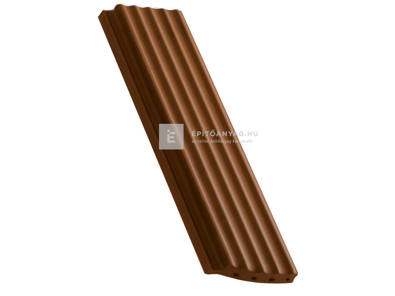 Creaton Hortobágy félcserép 2 horonnyal engóbozott rézvörös