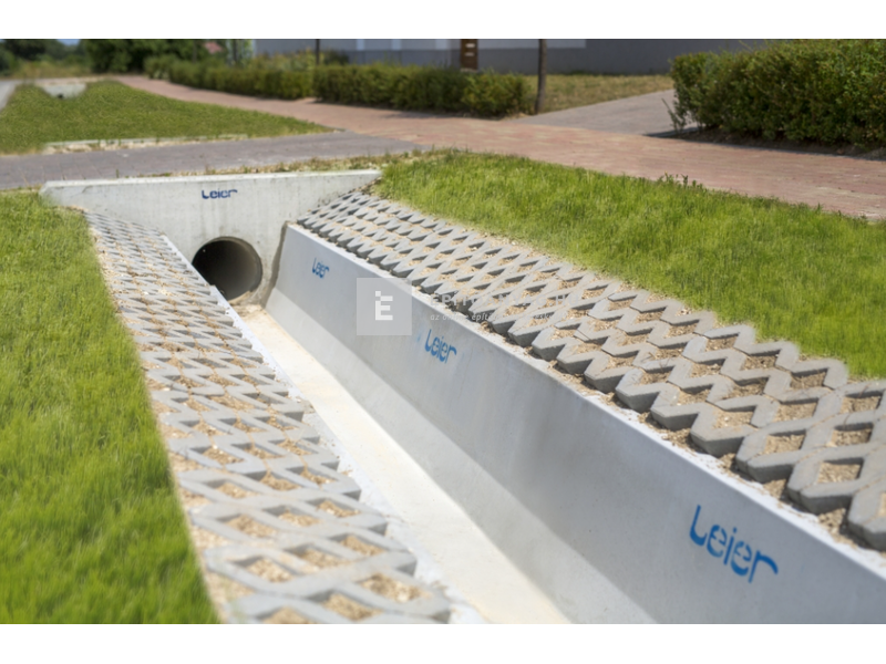 Leier Verde gyeprács szürke 40x60x10 cm