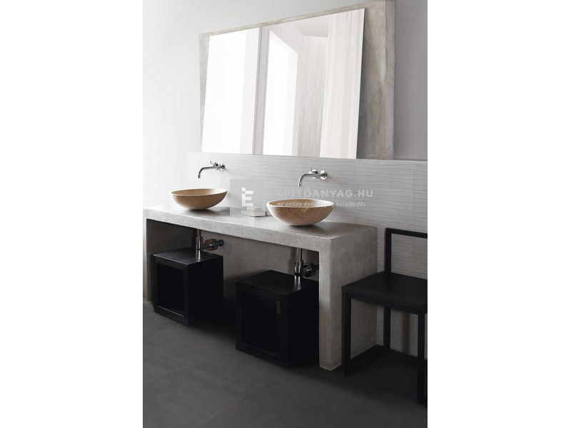 Ragno Replace grigio strutturato vento 3d strukt. 20x50 dekor falicsempe, 00R3QV14 1,4 m2/cs