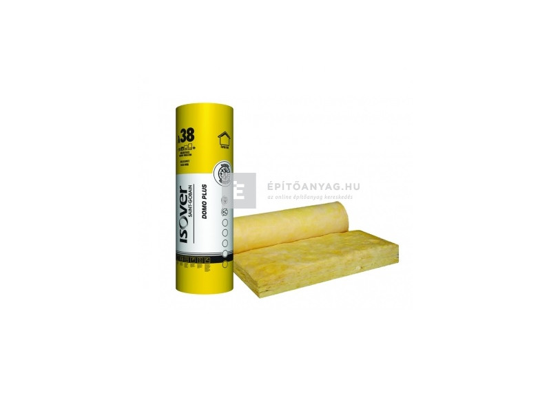Isover Domo Plus Twin 10/5 Üveggyapot filc (2x)50x1200x8200 mm 2x9,84 m2/csomag