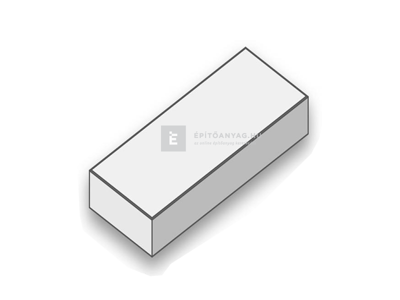 Viastein Blokklépcső élképzéssel szürke 100x40x15 cm 15 darab/rkl