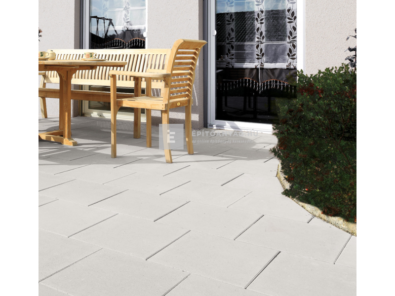 Viastein Gardeno Teraszburkoló lap szürke 40x40x4,2 cm 84 darab/rkl