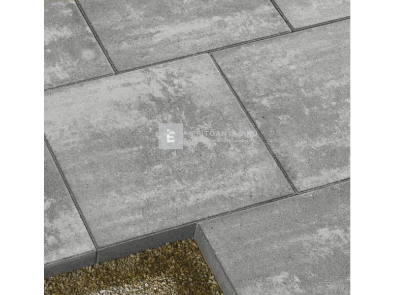 Viastein Gardeno Teraszburkoló lap antracit-fehér árnyalt 40x40x4,2 cm 84 darab/rkl