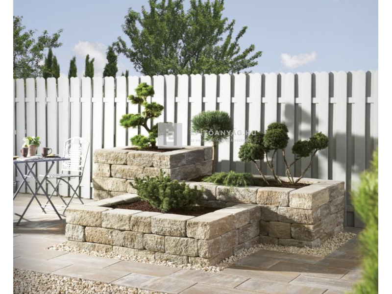 Viastein Mattone Tres Via+ Falazóelem mokka árnyalt 15 cm 24 db/rkl