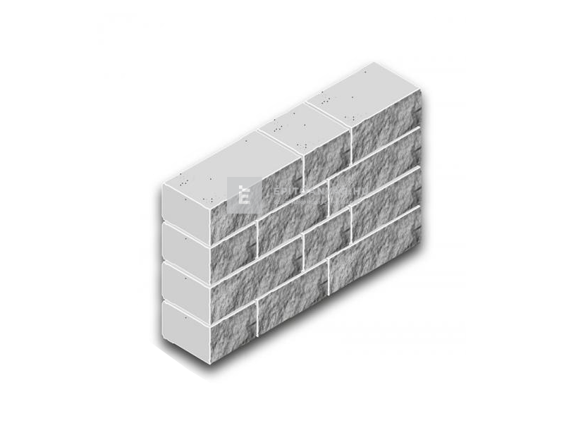 Viastein Mattone Tres Via+ Falazóelem antracit/fehér árnyalt 15 cm 24 db/rkl