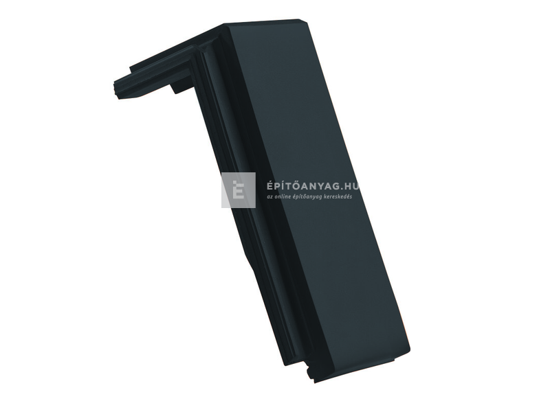 Creaton DOMINO félnyeregtető félcserép Finesse palaszürke üvegmázas