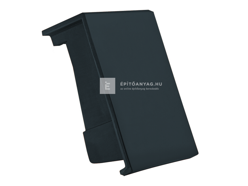 Creaton DOMINO félnyeregtető szegélycserép bal Finesse palaszürke üvegmázas