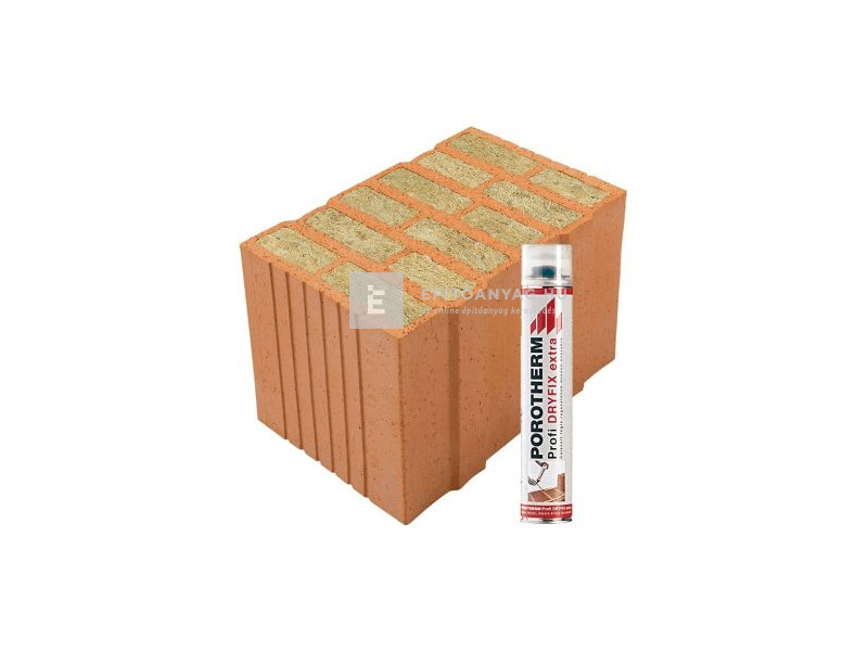 Porotherm 38 Thermo Rapid Dryfix tégla