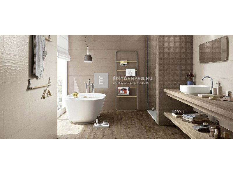 Ragno Rewind Wall vanilla strutturato forma 3d strukt. 25x76 dekor falicsempe, 00R4XAP6