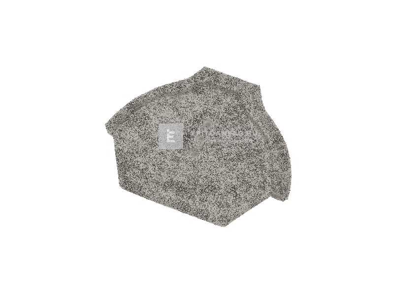 Tondach hornyolt gerinc kezdőelem FusionProtect szürke-fehér antik