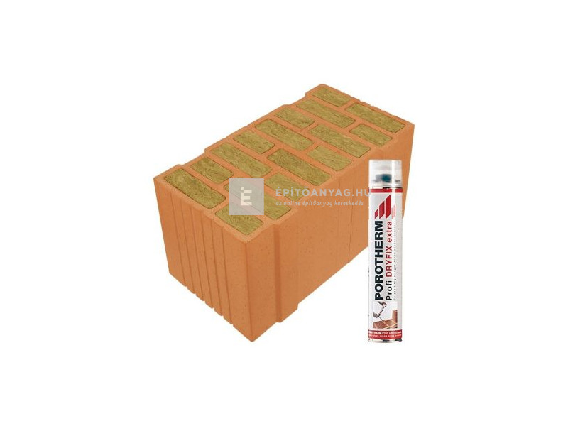 Porotherm 50 Thermo Rapid Dryfix tégla