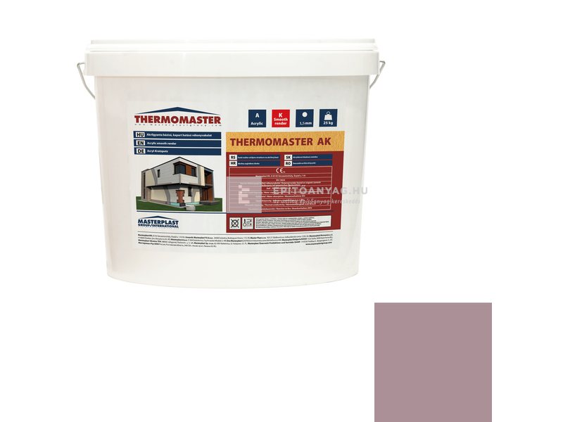 MP Thermomaster Akril vékonyvakolat, kapart 1,5 mm 27-C, 25 kg