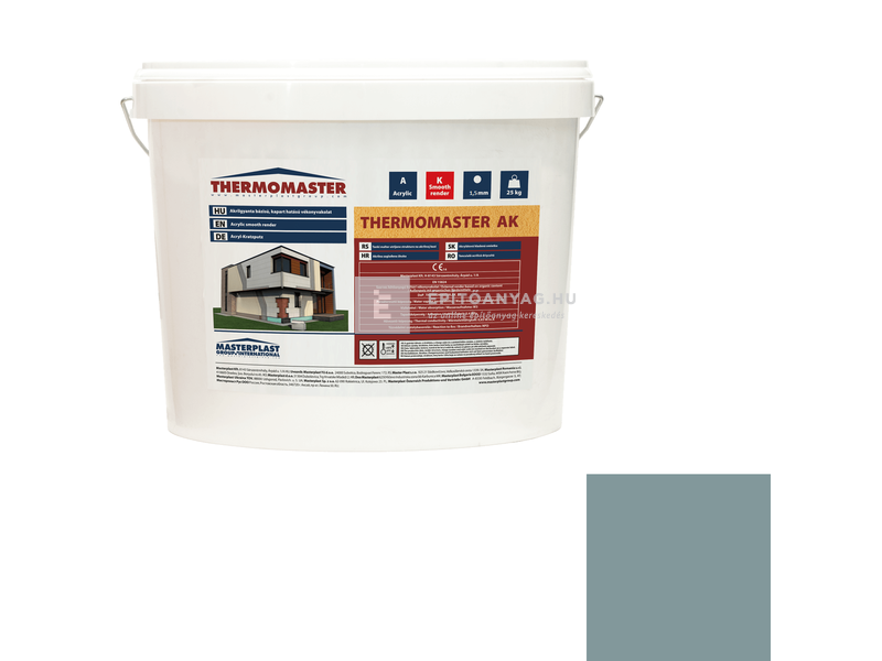 MP Thermomaster Akril vékonyvakolat, kapart 1,5 mm 39-C, 25 kg