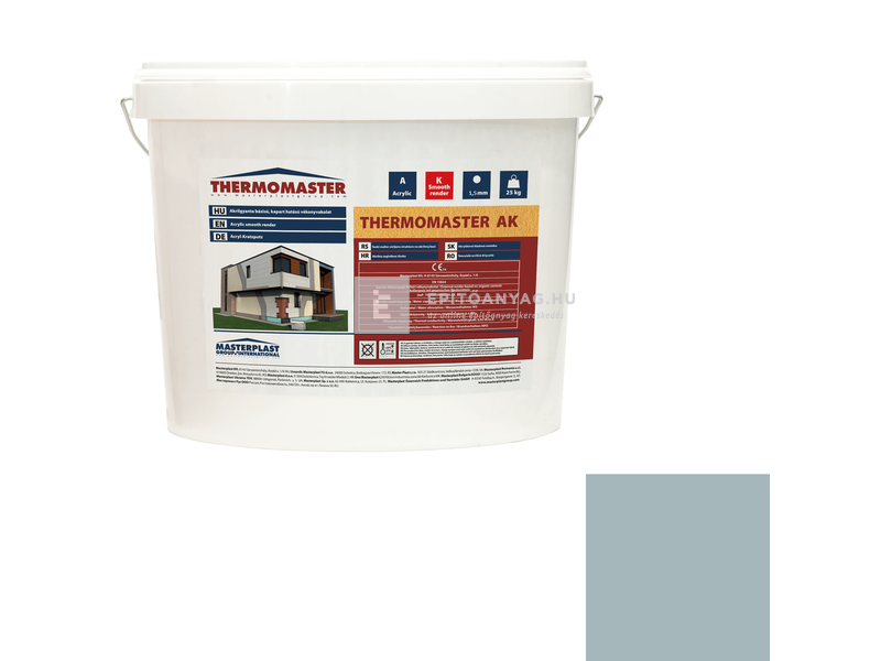 MP Thermomaster Akril vékonyvakolat, kapart 1,5 mm 39-D, 25 kg