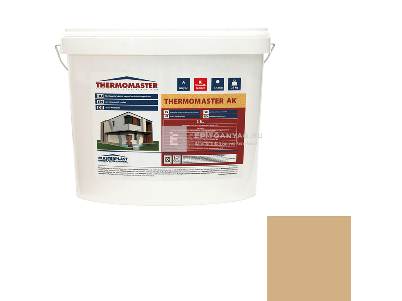 MP Thermomaster Akril vékonyvakolat, kapart 1,5 mm 47-C, 25 kg