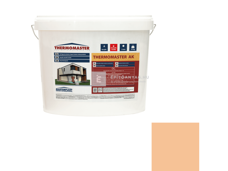 MP Thermomaster Akril vékonyvakolat, kapart 2 mm 04-C, 25 kg