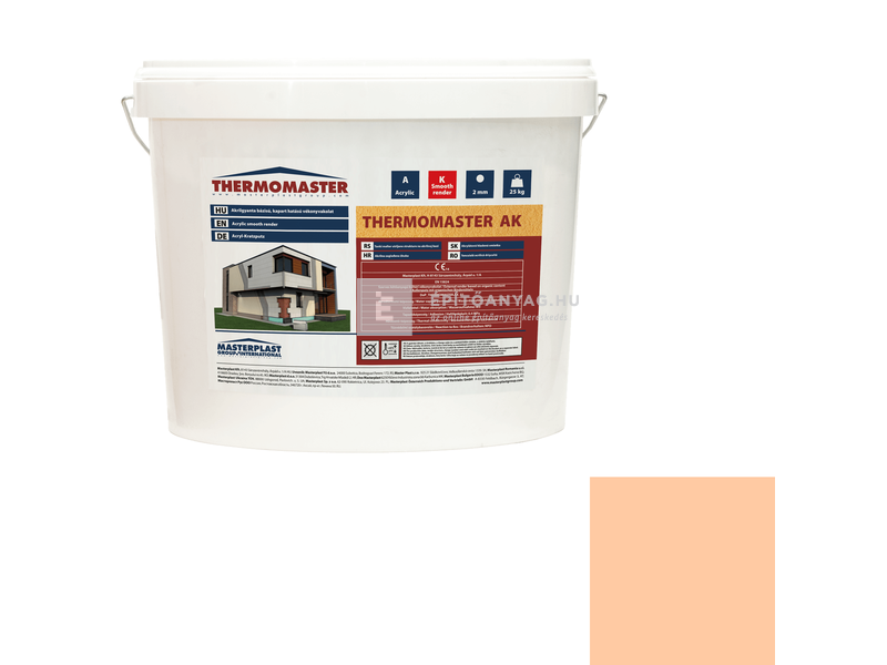 MP Thermomaster Akril vékonyvakolat, kapart 2 mm 10-D, 25 kg