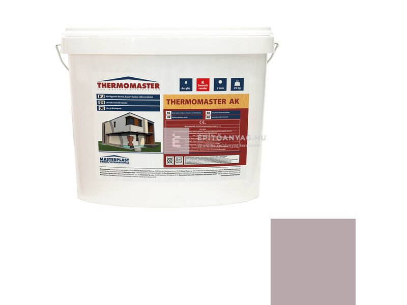 MP Thermomaster Akril vékonyvakolat, kapart 2 mm 20-D, 25 kg