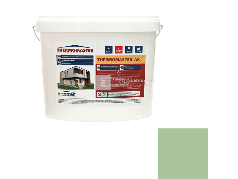 MP Thermomaster Akril vékonyvakolat, kapart 2 mm 41-C, 25 kg