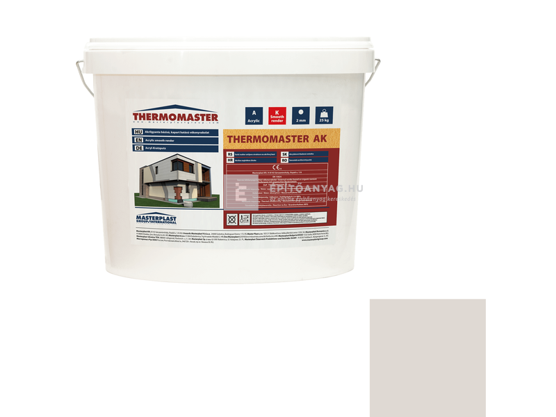 MP Thermomaster Akril vékonyvakolat, kapart 2 mm 45-E, 25 kg