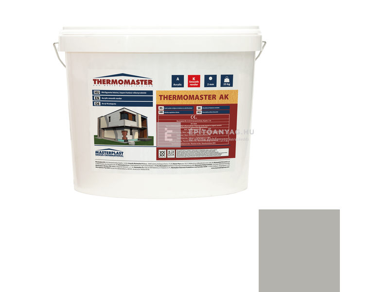 MP Thermomaster Akril vékonyvakolat, kapart 2 mm 46-D, 25 kg