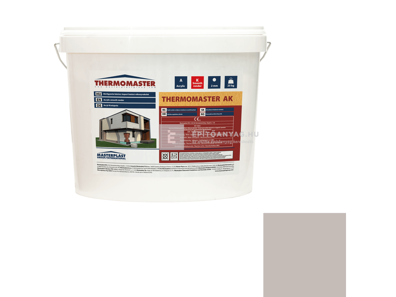 MP Thermomaster Akril vékonyvakolat, kapart 2 mm 49-D, 25 kg
