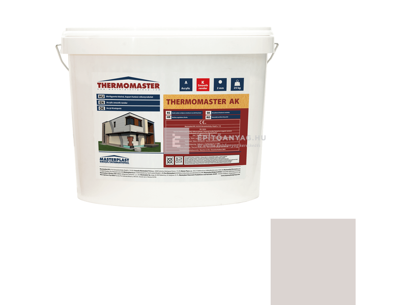 MP Thermomaster Akril vékonyvakolat, kapart 2 mm 49-E, 25 kg